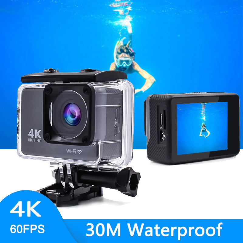 4k60fps Mini Waterproof Action Camera 4k Underwater