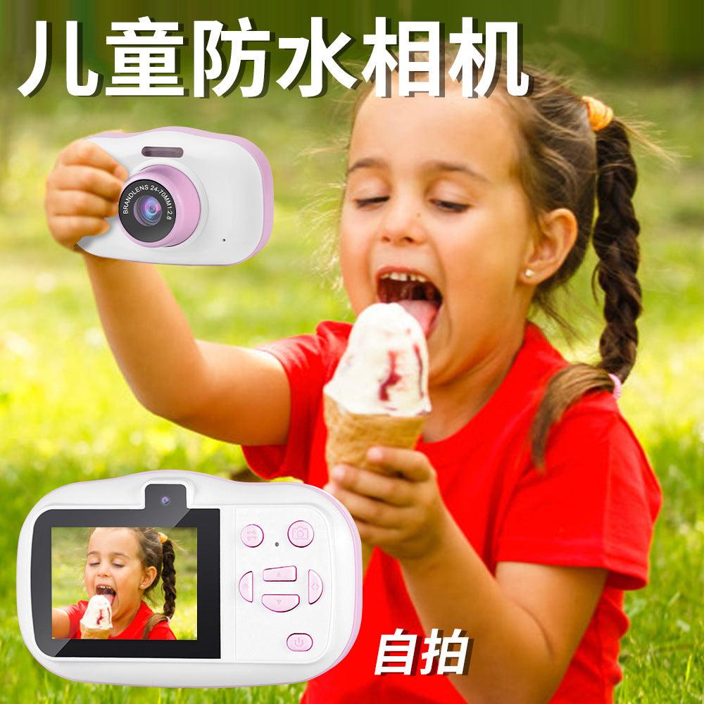 1080P HD Dual Lens underwater camera for kids